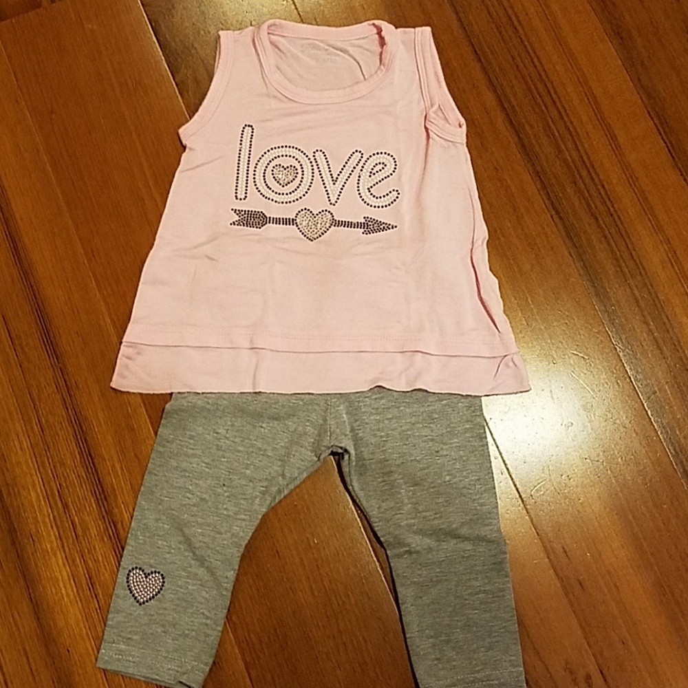 Small Change Bedazzled outfit 6-12MONTHS